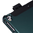 Case2go - Hoes voor iPad 9.7 (2017/2018) - Bluetooth Toetsenbord hoes - met Touchpad & Toetsenbordverlichting - Donker Groen