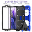 Case2go - Hoes voor Samsung Galaxy Tab A7 Lite - Extreme Armor Case - Blauw