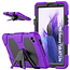 Case2go Samsung Galaxy Tab A7 Lite Hoes - Extreme Armor Case - Paars