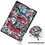 Case2go - Hoes voor de Huawei MatePad T 10S  (10.1 Inch) Hoes - Tri-Fold Book Case - Graffiti