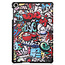 Case2go - Hoes voor de Huawei MatePad T 10S  (10.1 Inch) Hoes - Tri-Fold Book Case - Graffiti