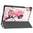 Case2go - Hoes voor de Huawei MatePad T 10S  (10.1 Inch) Hoes - Tri-Fold Book Case - Flower Fee