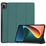 Case2go - Hoes voor de Xiaomi Mi Pad 5 / 5 Pro - Tri-Fold Book Case - Groen