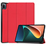 Case2go - Hoes voor de Xiaomi Mi Pad 5 / 5 Pro - Tri-Fold Book Case - Rood