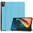 Case2go Xiaomi Mi Pad 5 / 5 Pro Hoes - Tri-Fold Book Case - Licht Blauw