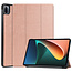 Case2go - Hoes voor de Xiaomi Mi Pad 5 / 5 Pro - Tri-Fold Book Case - Rose Goud