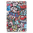 Case2go - Hoes voor de Xiaomi Mi Pad 5 / 5 Pro - Tri-Fold Book Case - Graffiti