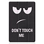 Case2go - Hoes voor de Xiaomi Mi Pad 5 / 5 Pro - Tri-Fold Book Case - Don't Touch Me