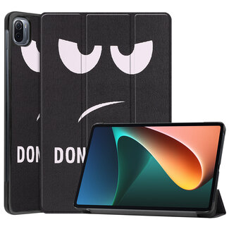 Case2go Xiaomi Mi Pad 5 / 5 Pro Hoes - Tri-Fold Book Case - Don't Touch Me