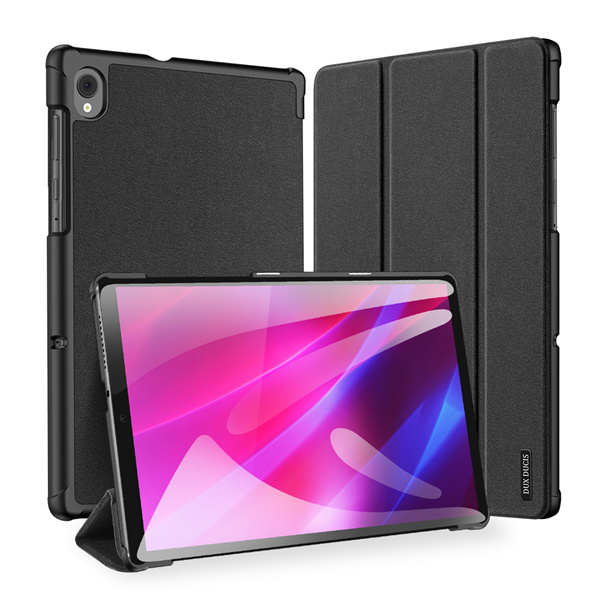 Lenovo Tab K10 hoes (TB-X6C6) - Dux Ducis Domo Book Case - Zwart afbeelding