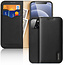 Hoesje voor iPhone 13 Pro - Dux Ducis Hivo Wallet Case - Zwart