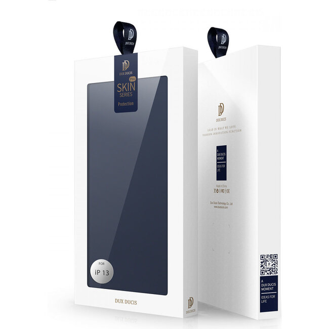 Hoesje voor iPhone 13 Pro Max - Dux Ducis Skin Pro Book Case - Donker Blauw