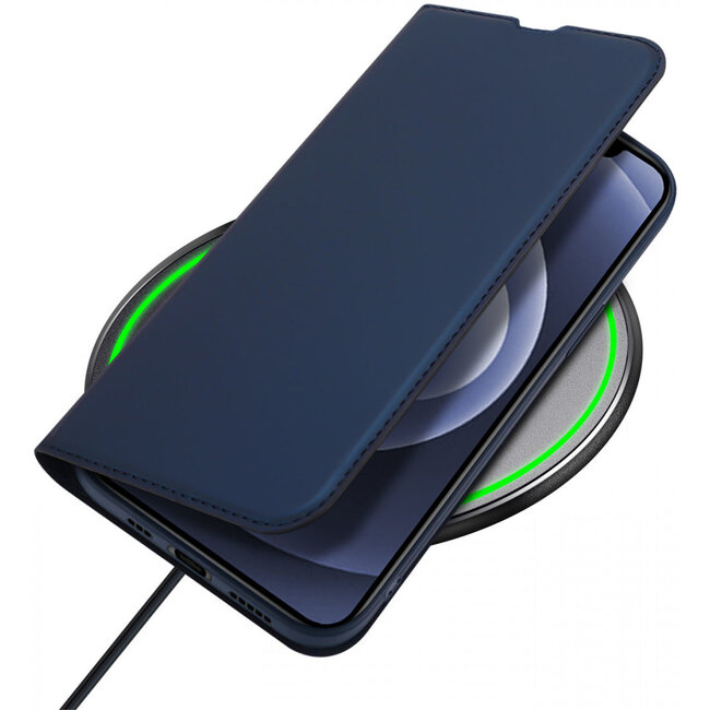 Hoesje voor iPhone 13 Pro Max - Dux Ducis Skin Pro Book Case - Donker Blauw