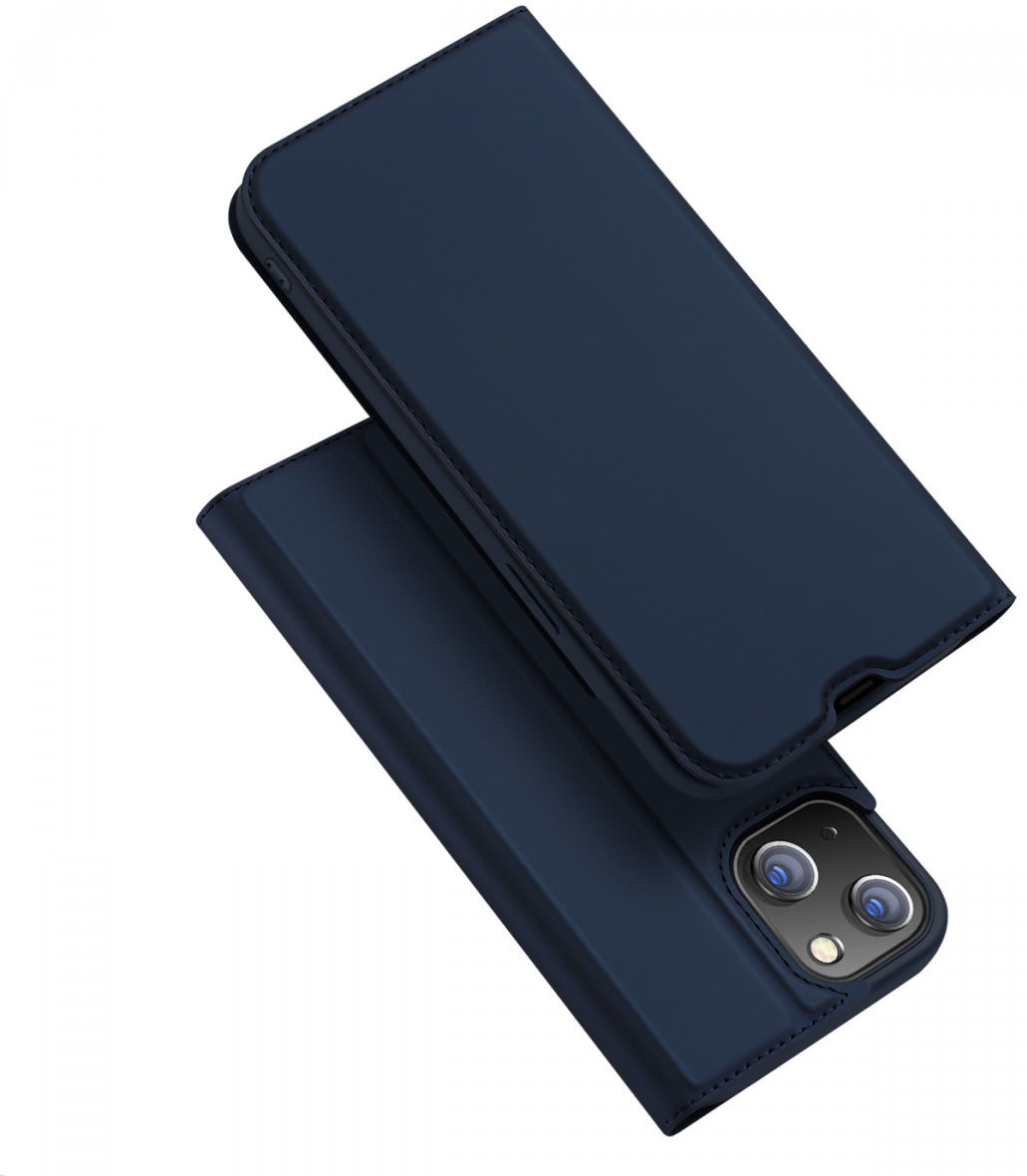 iPhone 13 Pro Max Hoesje - Dux Ducis Skin Pro Book Case - Donker Blauw afbeelding