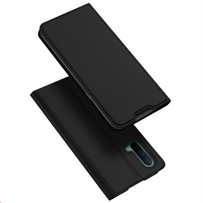 Hoesje voor OnePlus Nord CE 5G - Dux Ducis Skin Pro Book Case - Zwart