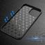 iPhone 13 Pro Max Hoesje - Luxe Carbon Fiber Backcover - Carbon Fiber Patroon - Zwart