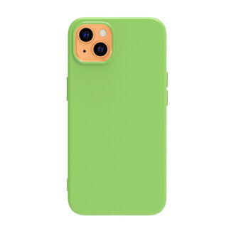 Case2go Apple iPhone 13 Mini Hoesje - TPU Shock Proof Case - Siliconen Back Cover - Licht Groen