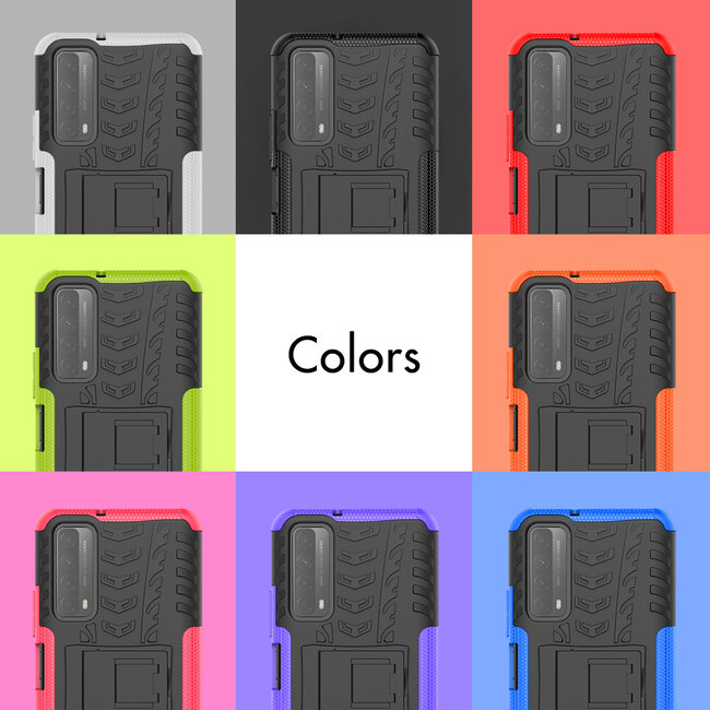 Huawei P Smart 2021 Hoesje - Schokbestendige Back Cover - Paars