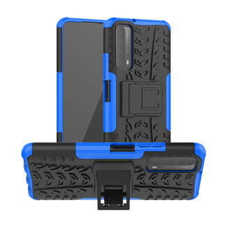 Case2go Huawei P Smart 2021 Hoesje - Schokbestendige Back Cover - Blauw