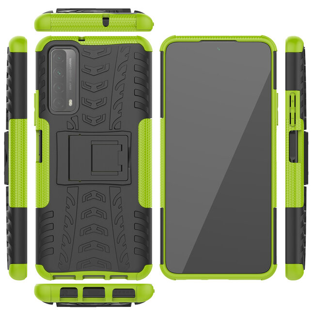 Huawei P Smart 2021 Hoesje - Schokbestendige Back Cover - Groen