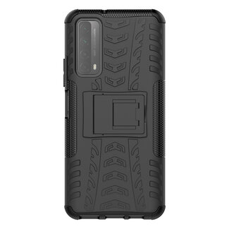 Case2go Huawei P Smart 2021 Hoesje - Schokbestendige Back Cover - Zwart