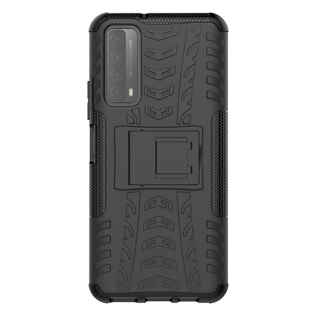 Huawei P Smart 2021 Hoesje - Schokbestendige Back Cover - Zwart