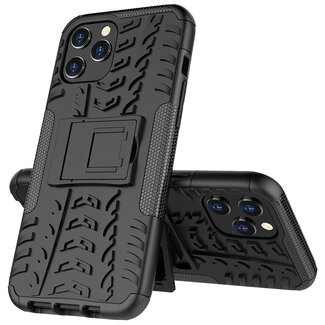 Case2go iPhone 12 Pro Max Hoesje - Schokbestendige Back Cover - Zwart