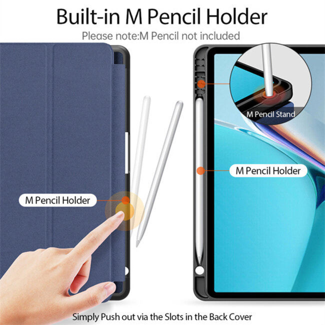 Huawei MatePad 11 (2021) - Dux Ducis Domo Book Case - Zwart
