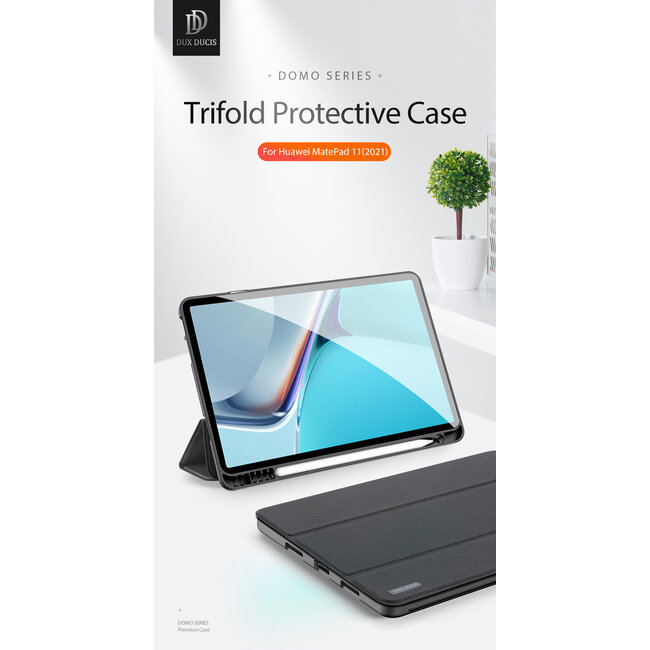 Huawei MatePad 11 (2021) - Dux Ducis Domo Book Case - Donker Blauw