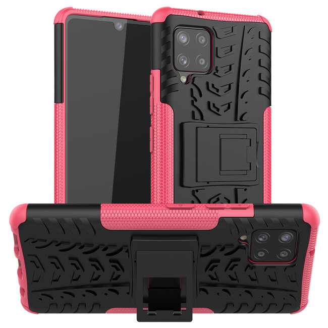 Samsung Galaxy A42 Hoesje - Schokbestendige Back Cover - Roze