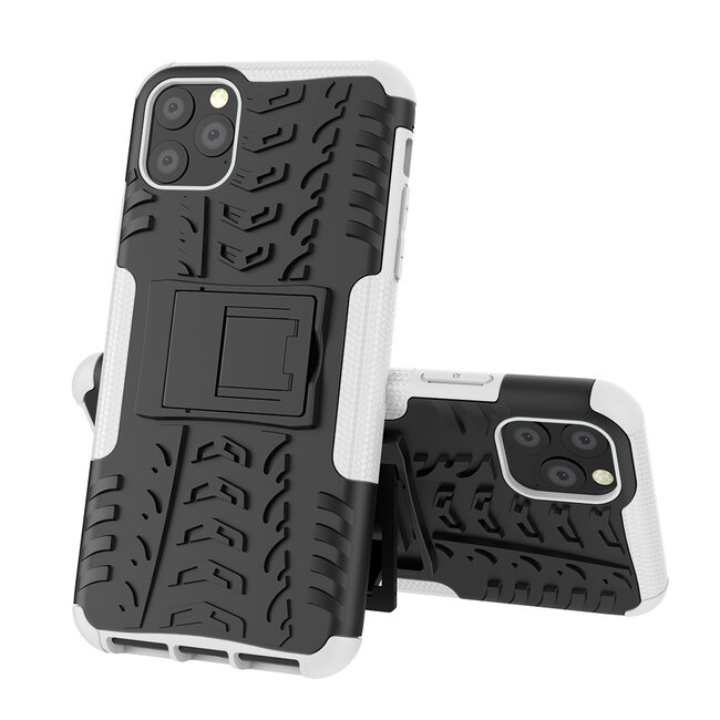 iPhone 11 Pro Max Hoesje - Schokbestendige Back Cover - Wit