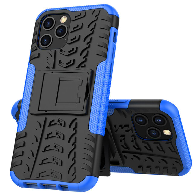 iPhone 12 / iPhone 12 Pro Hoesje - Schokbestendige Back Cover - Blauw