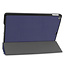 Case2go - Tablet hoes geschikt voor iPad 2021 - 10.2 Inch - Tri-Fold Book Case - Donker Blauw