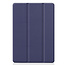 Case2go - Tablet hoes geschikt voor iPad 2021 - 10.2 Inch - Tri-Fold Book Case - Donker Blauw