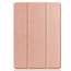 Case2go - Tablet hoes geschikt voor Apple iPad 2021 - 10.2 inch - Tri-Fold Book Case - Apple Pencil Houder - Rosé Goud