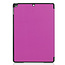 Case2go - Tablet hoes geschikt voor iPad 2021 - 10.2 Inch - Tri-Fold Book Case - Paars