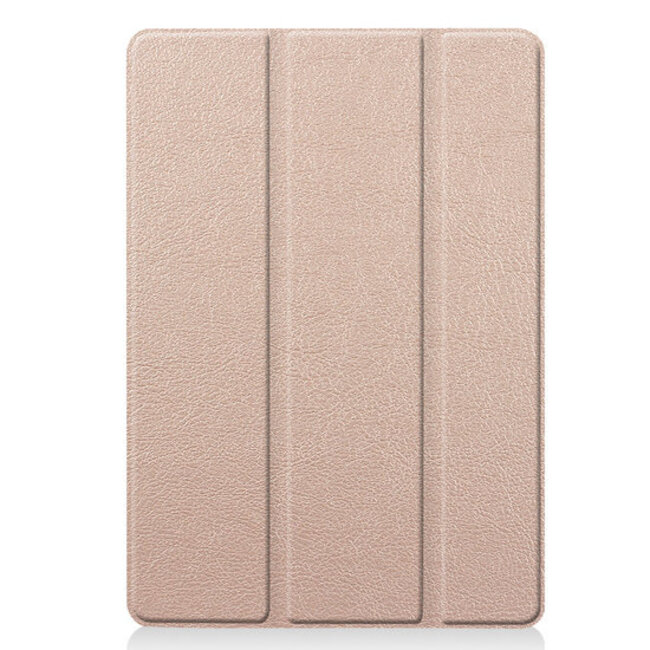Case2go - Tablet hoes geschikt voor iPad 2021 - 10.2 Inch - Tri-Fold Book Case - Goud