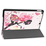 Case2go - Tablet hoes geschikt voor iPad 2021 - 10.2 Inch - Tri-Fold Book Case - Flower Fairy