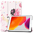 Case2go Case2go - Tablet hoes geschikt voor iPad 2021 - 10.2 Inch - Tri-Fold Book Case - Flower Fairy