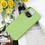 Hoesje Geschikt voor Apple iPhone 13 Pro - TPU Shock Proof Case - Siliconen Back Cover - Groen