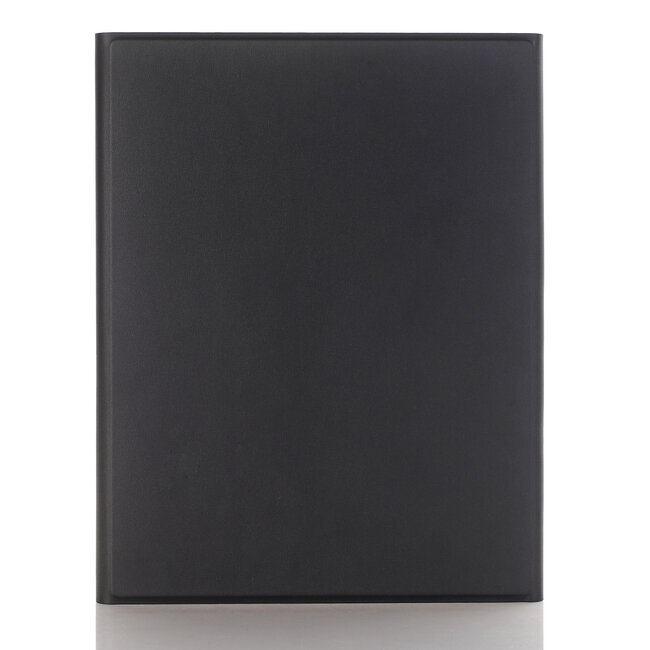 Case2go - Bluetooth toetsenbord Tablet hoes geschikt voor iPad 2021 - 10.2 Inch - Keyboard Case met Stylus Pen Houder - Zwart