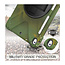 Case2go - Tablet hoes geschikt voor iPad 2021 - 10.2 Inch - Hand Strap Armor Case - Camouflage