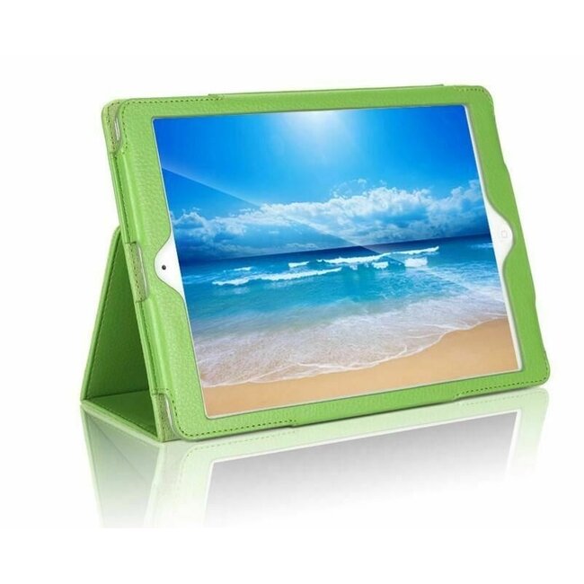 Case2go - Tablet hoes geschikt voor iPad 2021 - 10.2 Inch - Flip Cover Book Case - Groen