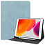 Case2go Case2go - Tablet hoes geschikt voor iPad 2021 - 10.2 Inch - PU Leer Folio Book Case - Licht Blauw