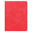 Case2go - Tablet hoes geschikt voor iPad 2021 - 10.2 Inch - PU Leer Folio Book Case - Rood