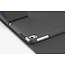 Case2go - Bluetooth toetsenbord Tablet hoes geschikt voor iPad 2021 - 10.2 Inch - met Touchpad & Toetsenbord verlichting - Zwart