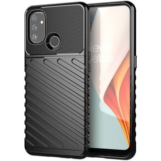 Case2go Case2go - Hoesje geschikt voor OnePlus Nord N200 5G - Schokbestendige TPU Back Cover - Zwart