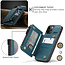 CaseMe - Telefoonhoesje geschikt voor Apple iPhone 13 Pro Max - Back Cover - met RFID Pasjeshouder - Blauw