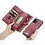 CaseMe - Telefoonhoesje geschikt voor Apple iPhone 13 Pro Max - 2 in 1 Book Case en Back Cover - Rood