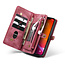 CaseMe - Telefoonhoesje geschikt voor Apple iPhone 13 Pro Max - 2 in 1 Book Case en Back Cover - Rood